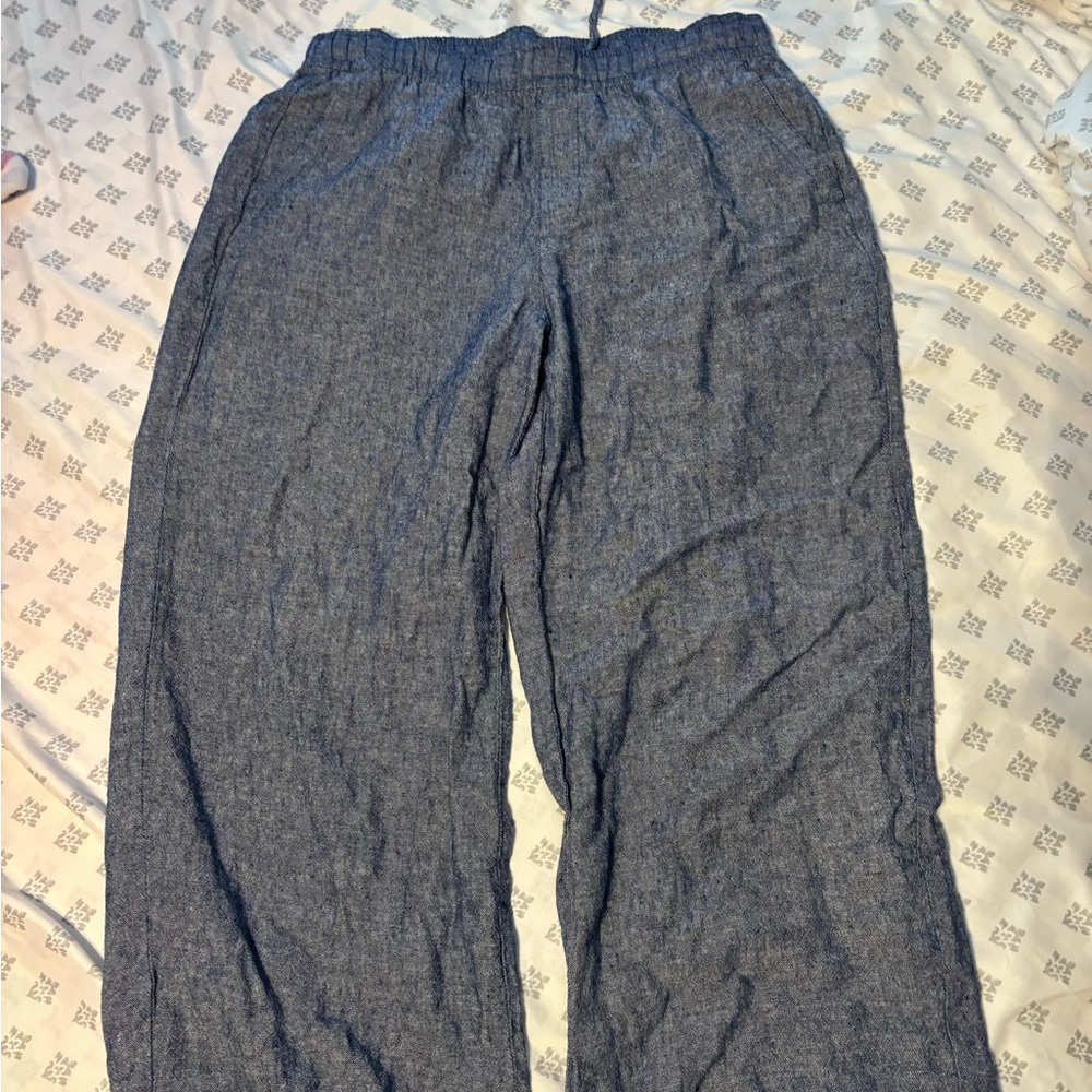 Old Navy Linen Chambray Pants